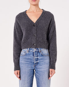 Neuw Denim Kate Knit Cardigan Grey Marle