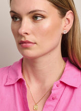 Load image into Gallery viewer, Tiger Tree Gold Crystal Heart Pendant Necklace
