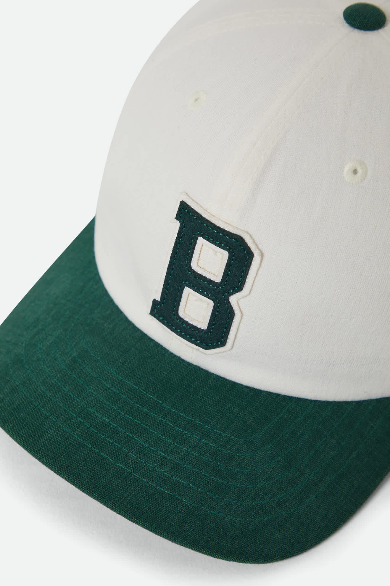 Brixton Big B MP Cap Off White/Primal Green