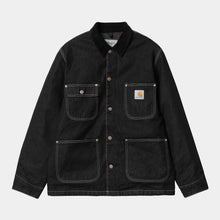 Load image into Gallery viewer, Carhartt WIP OG Chore Coat Black/Black (one wash)
