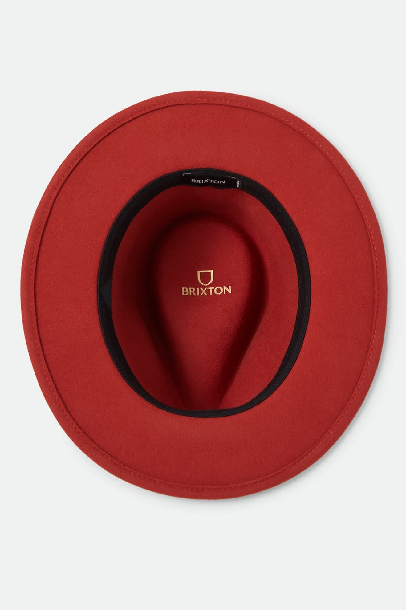 Brixton Messer Fedora Red Earth/Wax Paper