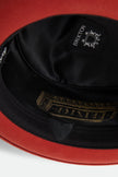 Brixton Stout Pork Pie Hat Red Earth/Wax Paper