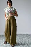 Lazybones Ollie Pant Fir Green Linen