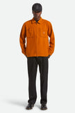 Brixton Union Zip Flannel Rustic Caramel