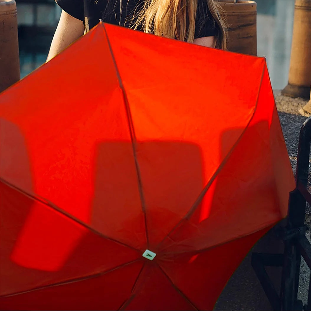 Anatole Dauphine Micro Umbrella Red