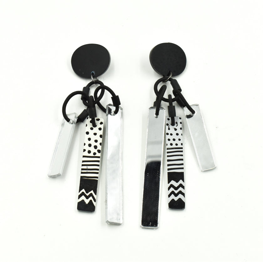 Christina Brampti Drop Cluster Object Earring Dotsline