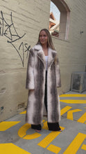 Load and play video in Gallery viewer, DEA The Label Faux Fur Trench Arctic Fox Cream
