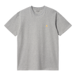 Carhartt WIP S/S Chase T-Shirt Grey Heather/Gold