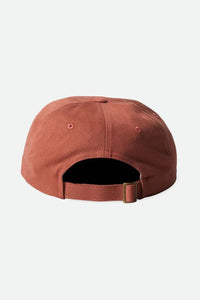Brixton Alpha LP Cap - Marsala Red Vintage Wash