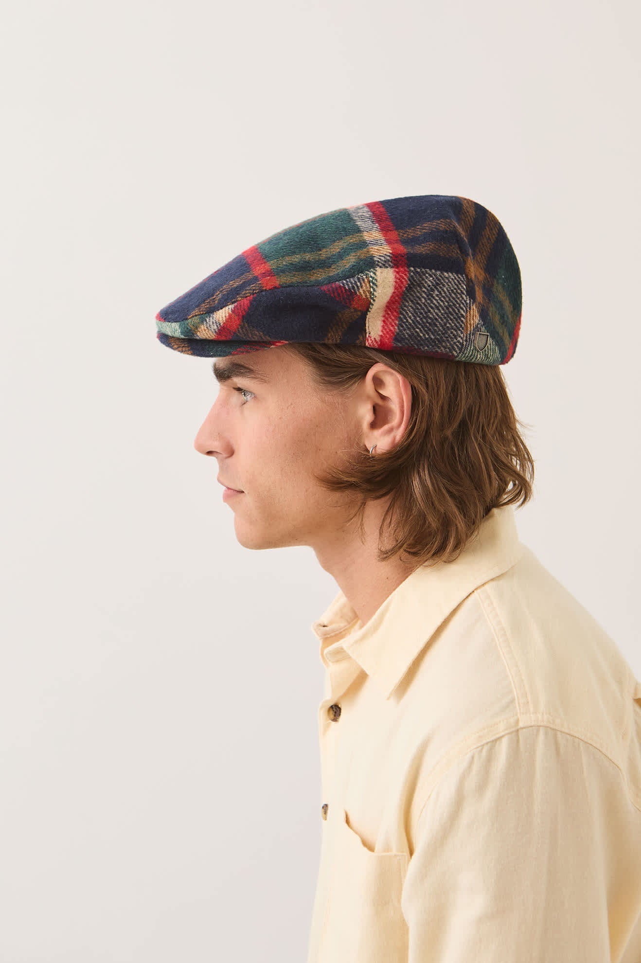 Brixton Hooligan Snap Cap Navy/Green/Red/Cream