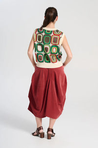 Olga de Polga Milwaukee Marlowe Skirt Blush Fine Cord