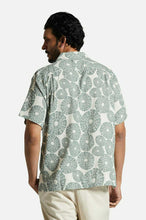 Load image into Gallery viewer, Brixton Bunker Slub S/S Woven Whitecap/Chinois Green
