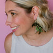 DENZ Regent Honeyeater Earrings Black/Yellow/Green