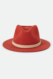 Brixton Messer Fedora Red Earth/Wax Paper