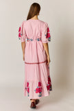 Rubyyaya Alcaraz Maxi Dress Pink