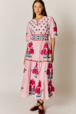 Rubyyaya Alcaraz Maxi Dress Pink