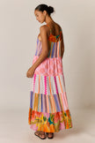 Rubyyaya Breeze Patch Maxi Dress Melon