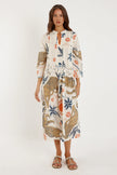 Rubyyaya Celine Kaftan Cheetah Print