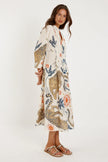 Rubyyaya Celine Kaftan Cheetah Print