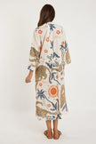 Rubyyaya Celine Kaftan Cheetah Print