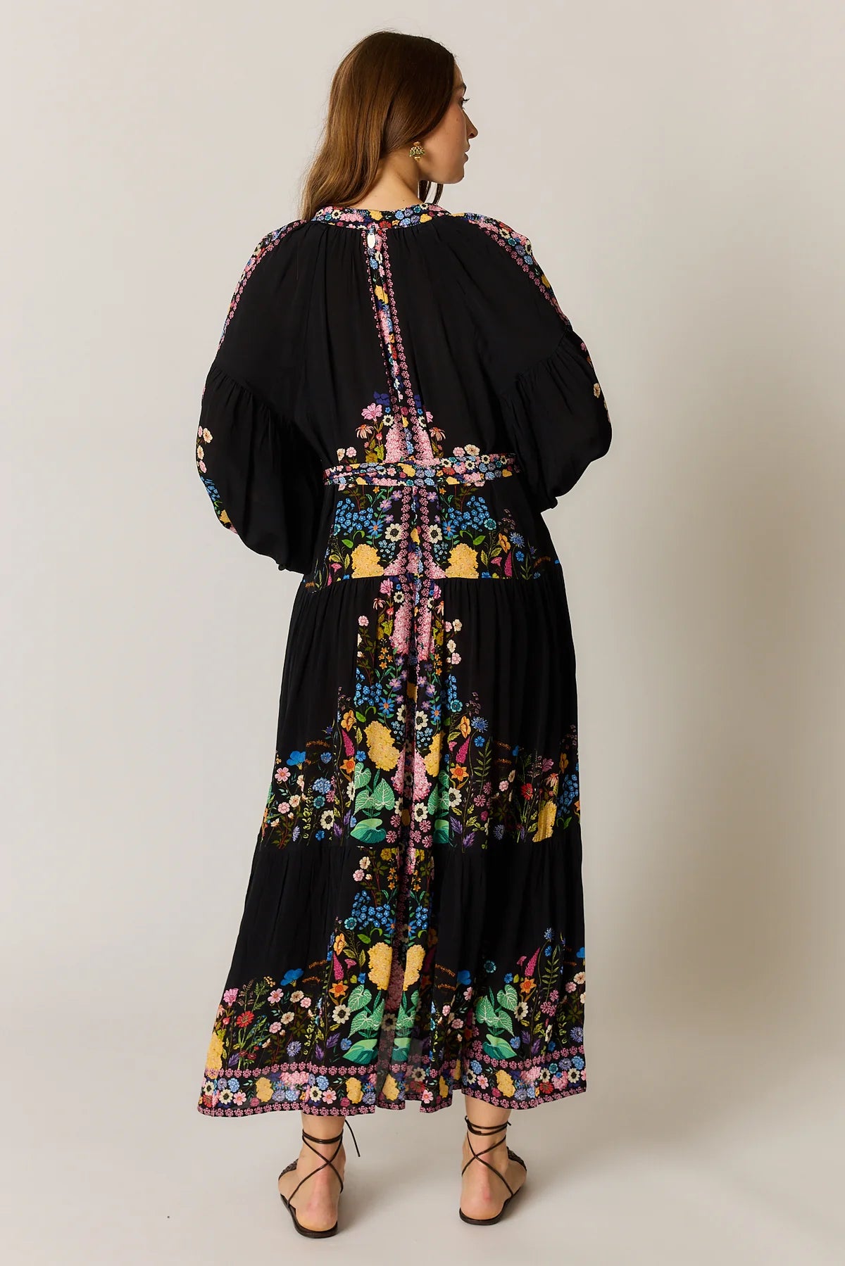 Rubyyaya Delica Maxi Dress Black