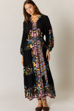 Rubyyaya Delica Maxi Dress Black