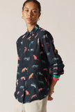 Rubyyaya Funky Cats Shirt Print