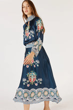 Load image into Gallery viewer, Rubyyaya Garcia Skirt Navy

