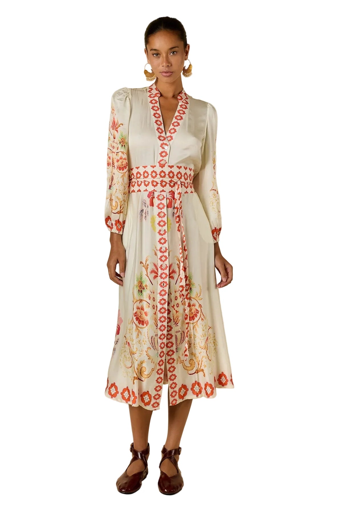Rubyyaya Gazte Maxi Dress Cream