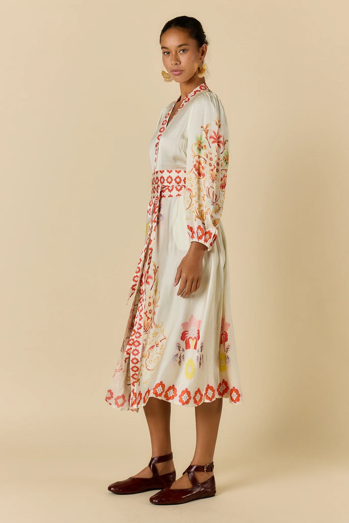 Rubyyaya Gazte Maxi Dress Cream