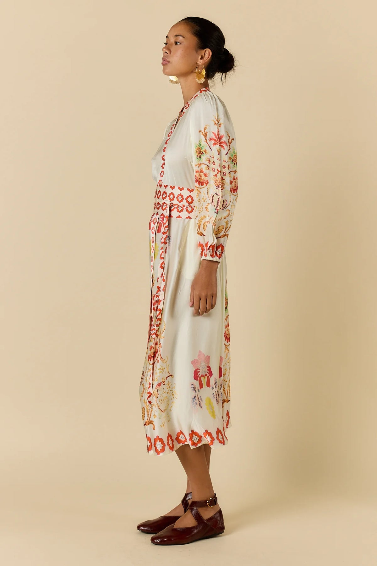 Rubyyaya Gazte Maxi Dress Cream