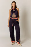 Rubyyaya Gazte Pant Burgundy