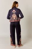 Rubyyaya Gazte Pant Burgundy