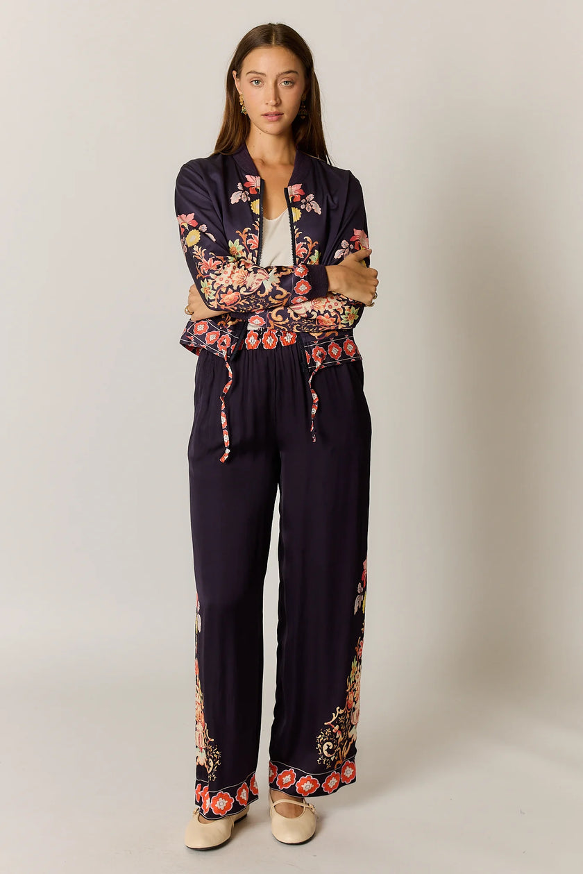 Rubyyaya Gazte Pant Burgundy