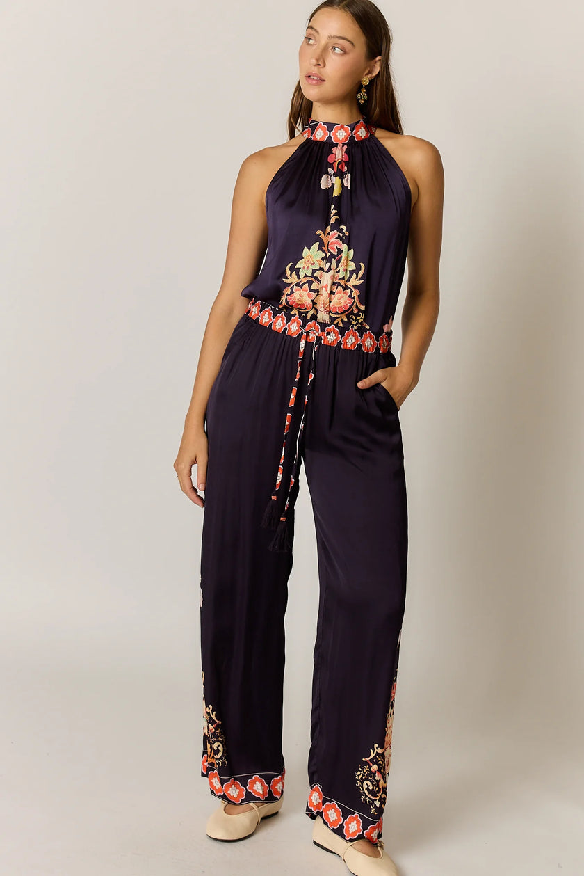 Rubyyaya Gazte Pant Burgundy