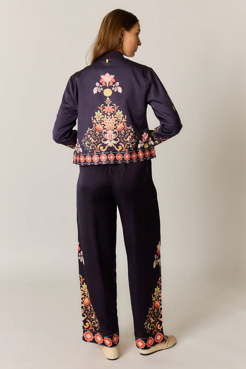 Rubyyaya Gazte Pant Burgundy
