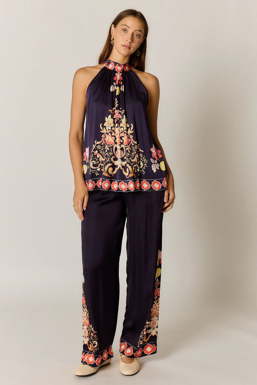 Rubyyaya Gazte Top Burgundy