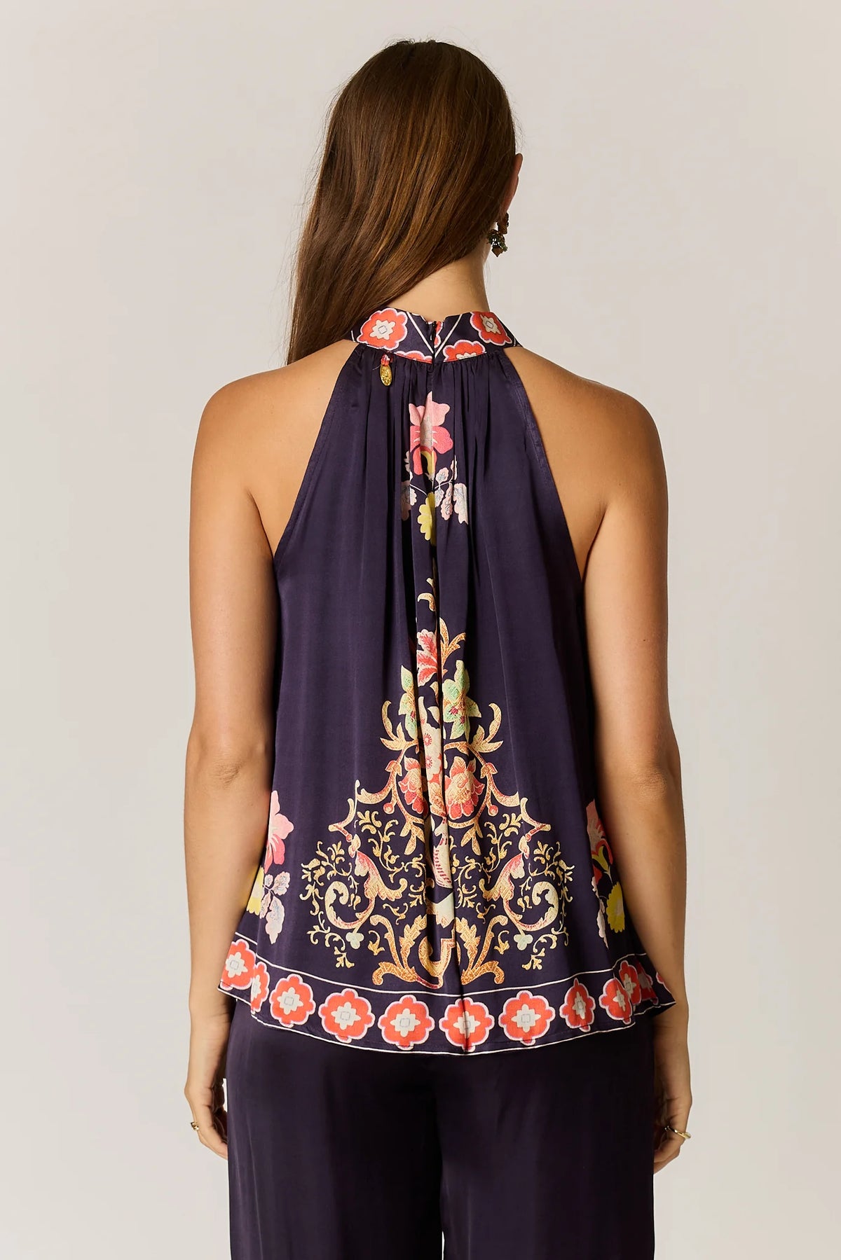 Rubyyaya Gazte Top Burgundy