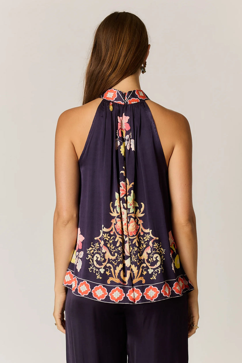 Rubyyaya Gazte Top Burgundy