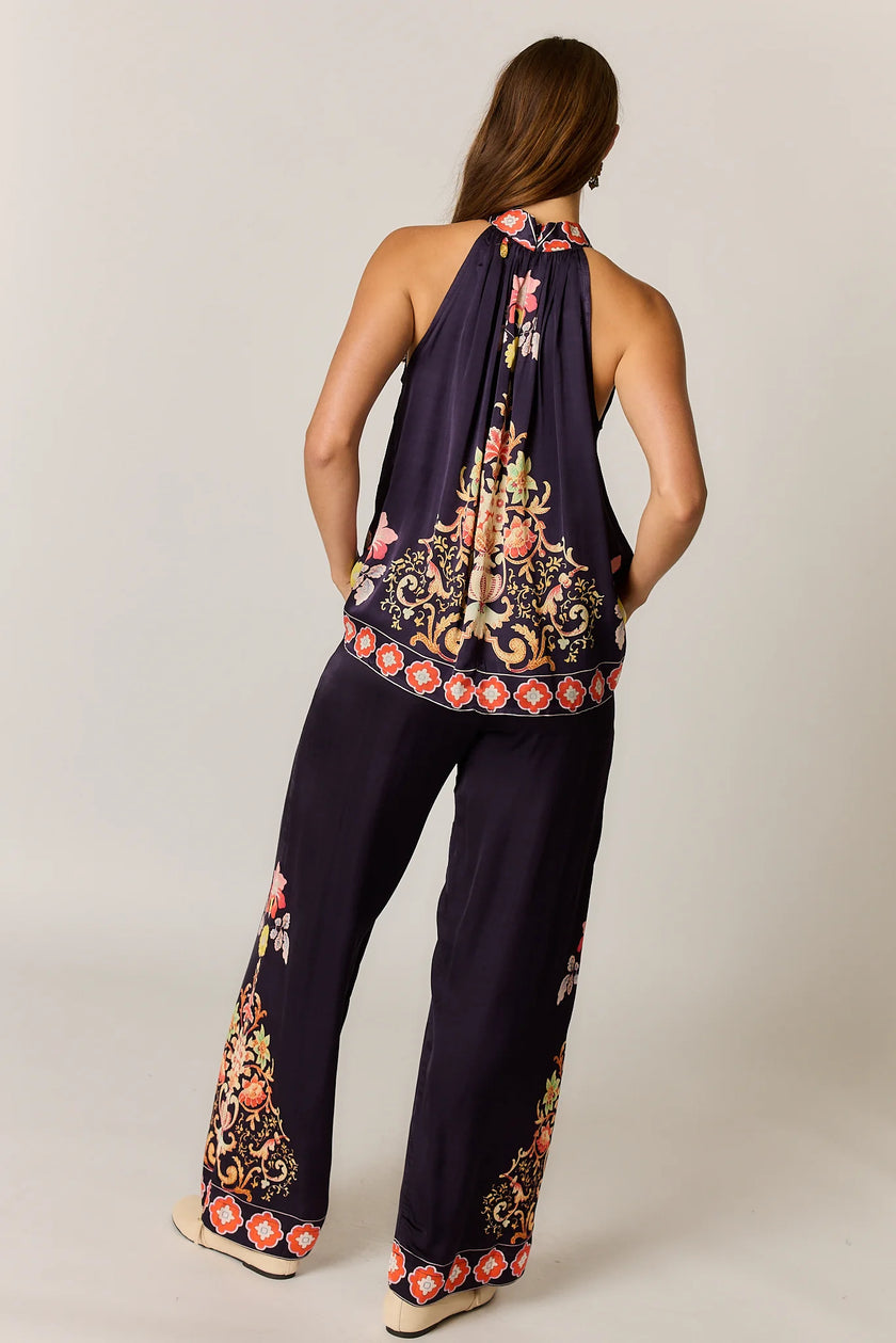 Rubyyaya Gazte Top Burgundy