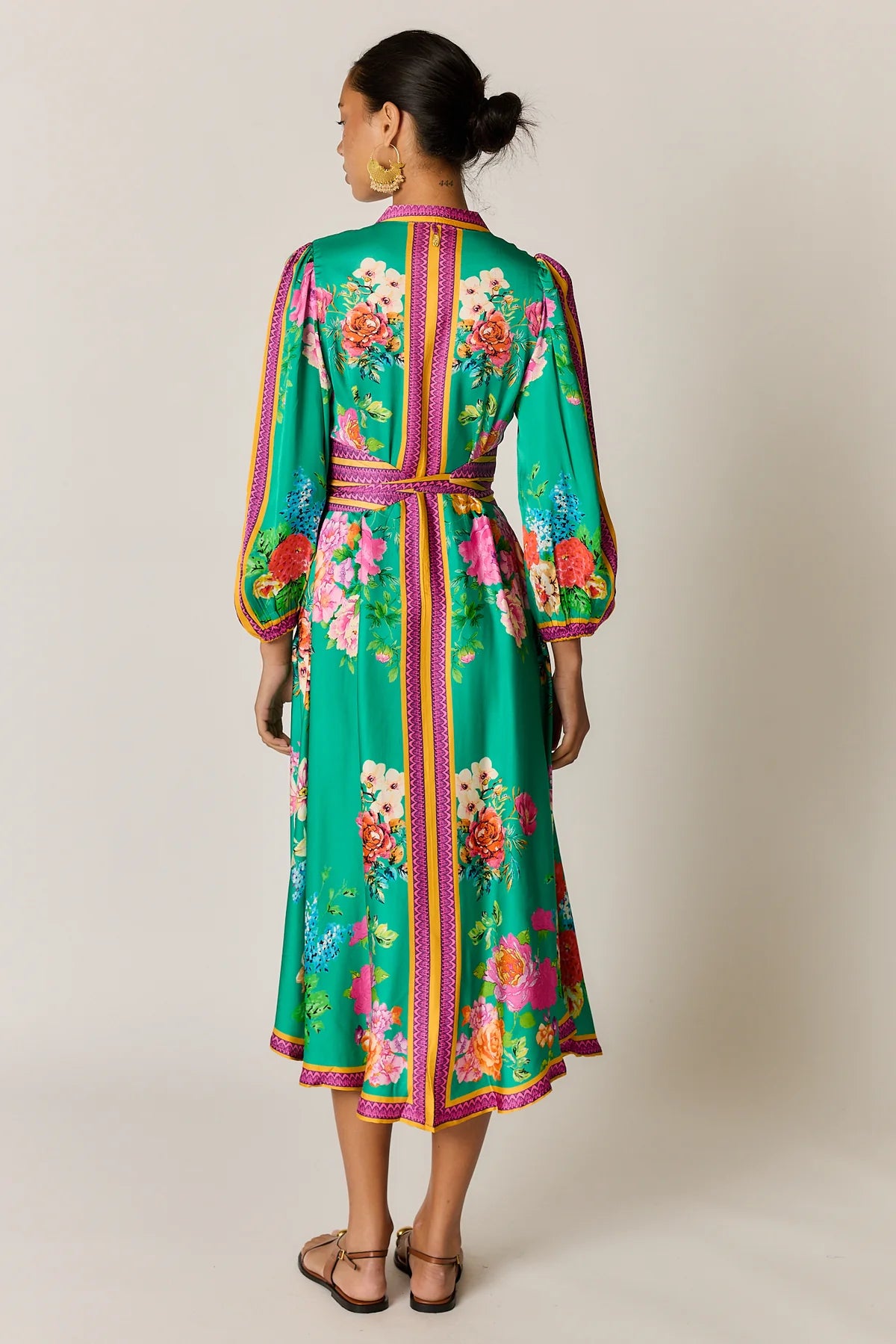 Rubyyaya Liberte Maxi Dress Green