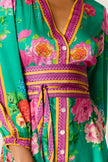 Rubyyaya Liberte Maxi Dress Green