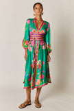 Rubyyaya Liberte Maxi Dress Green