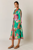 Rubyyaya Liberte Maxi Dress Green