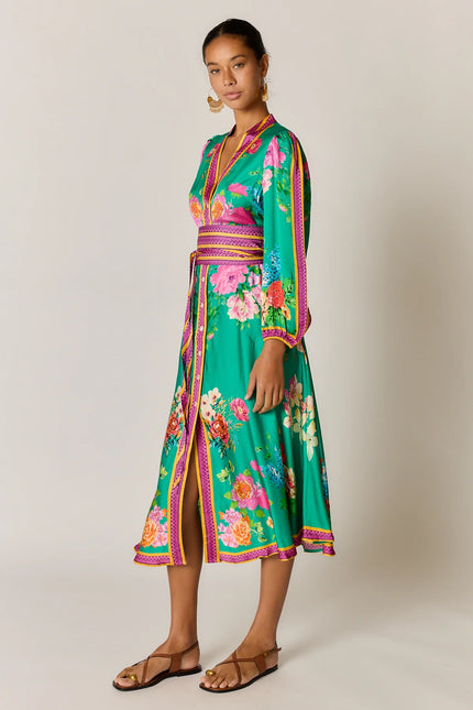 Rubyyaya Liberte Maxi Dress Green