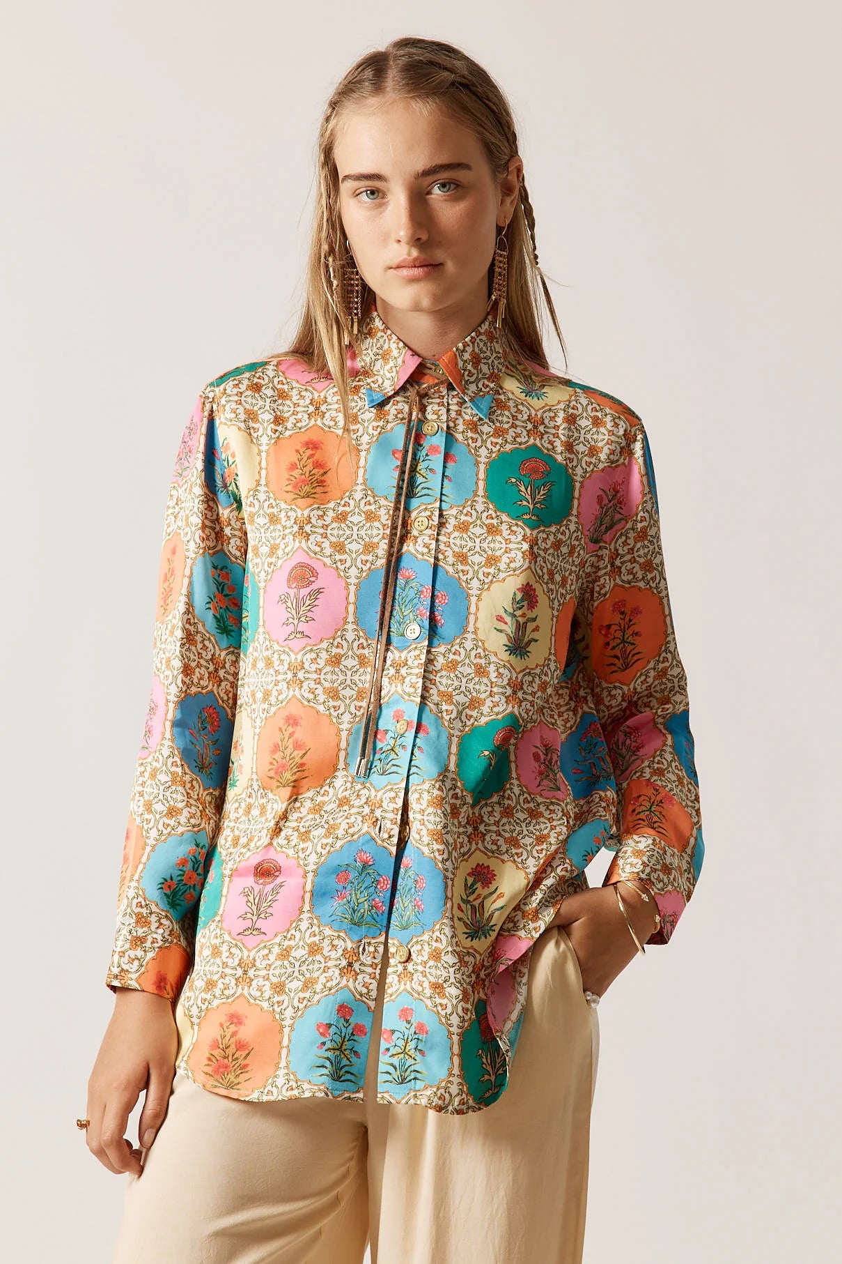 Rubyyaya Marigold Shirt Multi