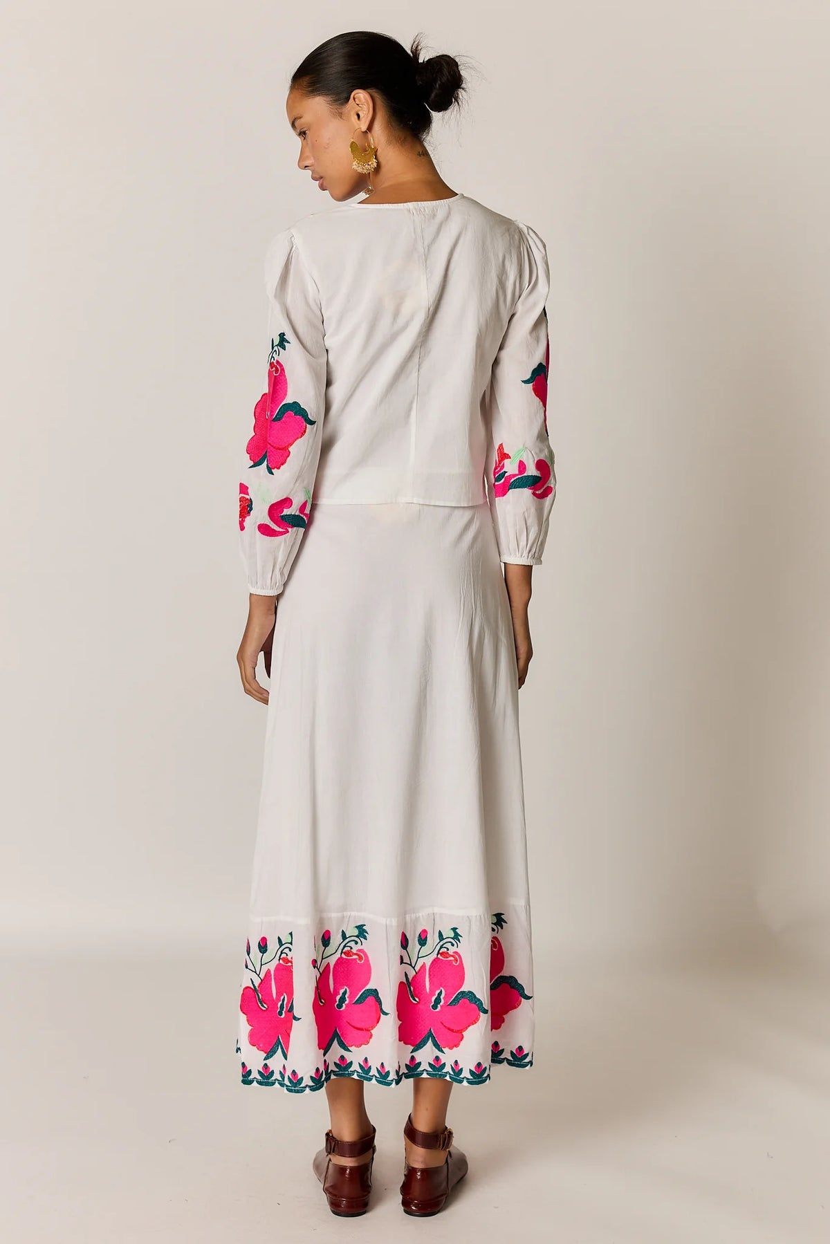 Rubyyaya Miriam Skirt White
