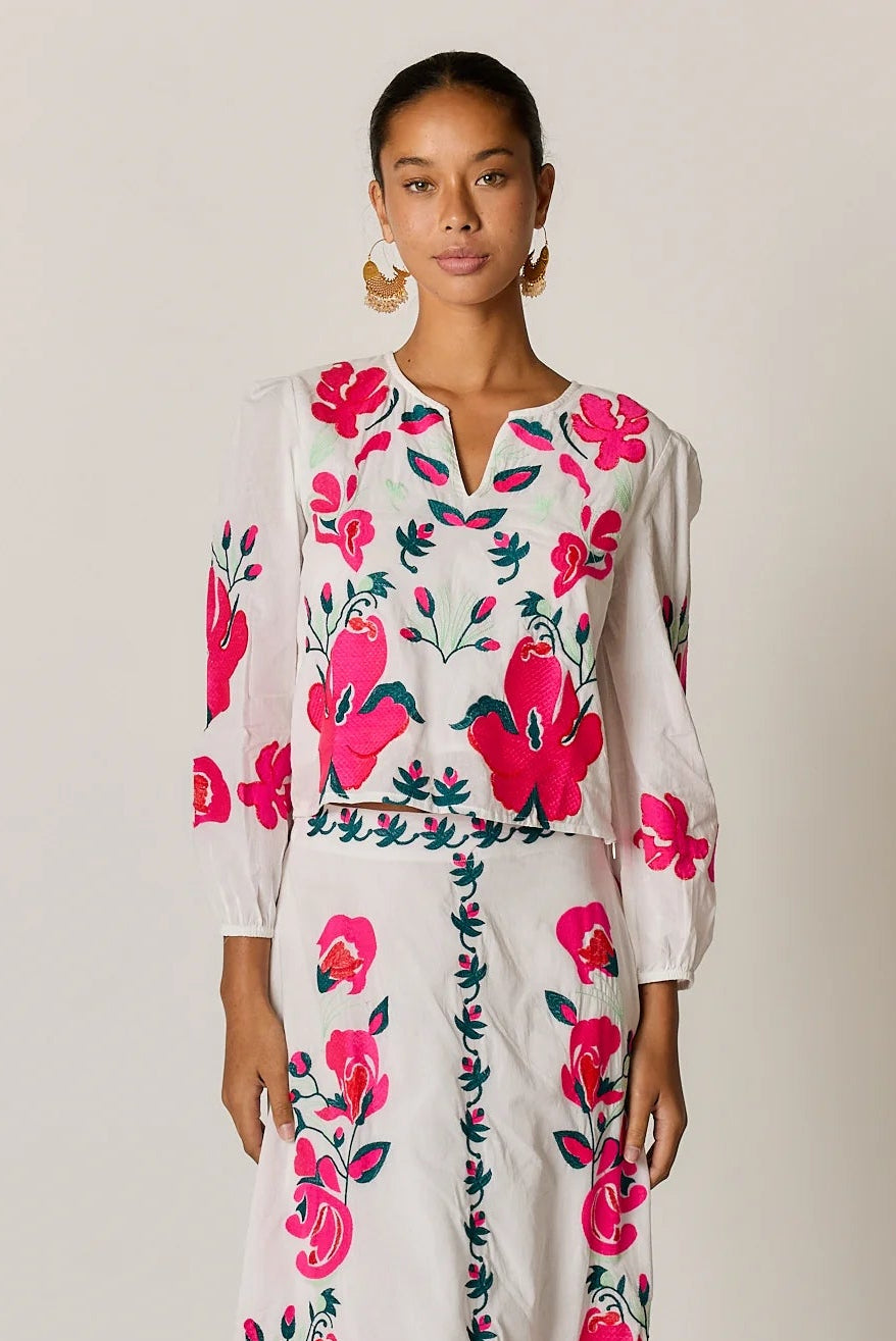 Rubyyaya Miriam Top White