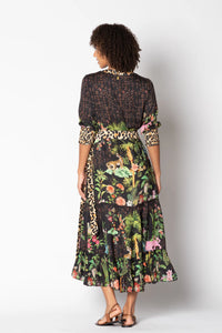 Rubyyaya Nouveau Maxi Dress Black