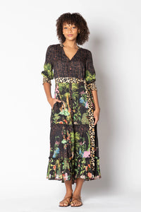 Rubyyaya Nouveau Maxi Dress Black